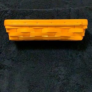 Longaberger basket with plastic liner